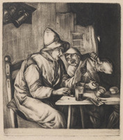 KG 06137
<br/>
Twee zangers in een herberg
<br/>
<em>Anoniem NL (17de - 18de eeuw)</em>